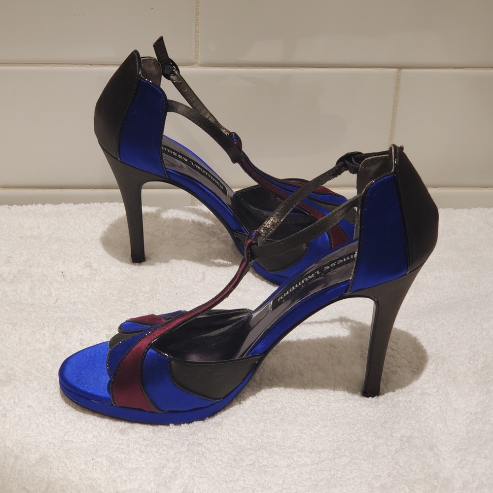 CHINESE LAUNDRY Multi-Colored Satin Heels